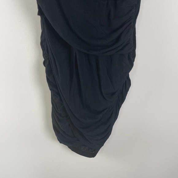 YOUNG FABULOUS & BROKE Cadler Ruched Dress Black - Picture 6 of 9